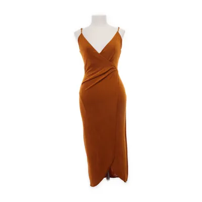 Omlottklänning (Orange) från Bershka