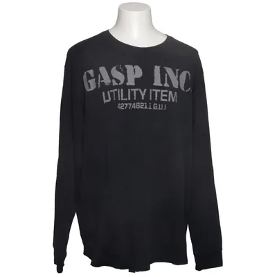 Långärmad t-shirt (Grå) från Gasp Bomull, Polyester