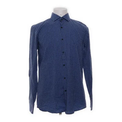 Buttondown-skjorta (Blå, Vit) från Hugo Boss Bomull