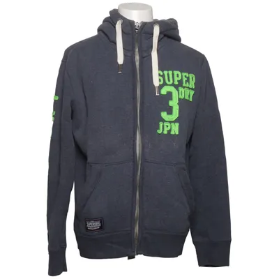 Hoodie (Blue, Green) from Superdry Cotton, Polyester