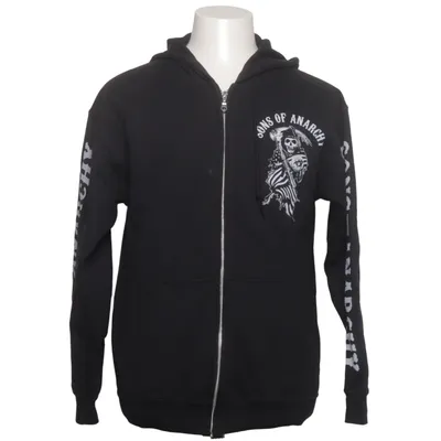 Kapuzenpullover (Schwarz) von Gildan Baumwolle, Polyester