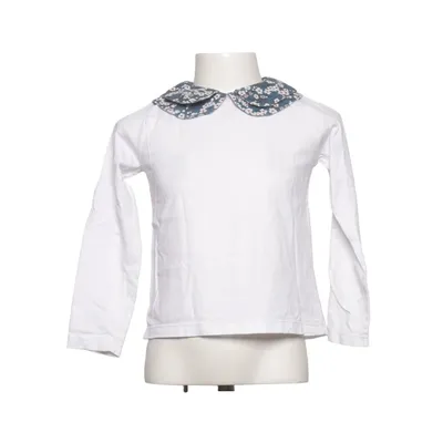 Blouse (White, Blue) from Jacadi Cotton