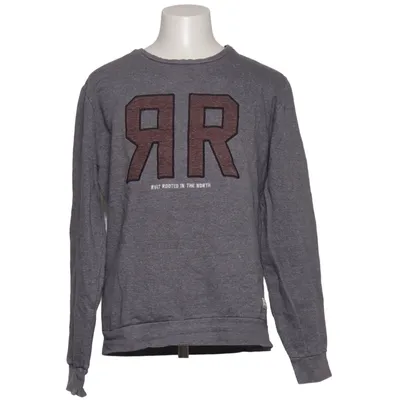 Collegetröja (Grå) från RVLT Revolution Bomull, Polyester
