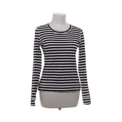 Långärmad t-shirt (Svart, Vit) från Gina Tricot Bomull