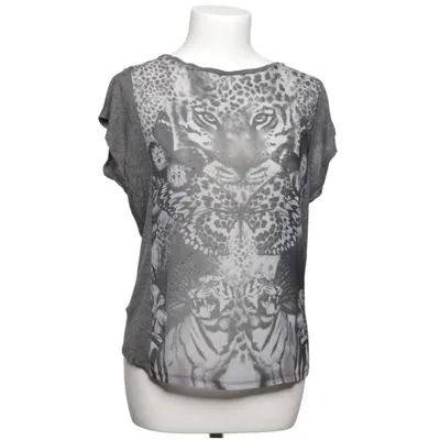 Top (Gray, Black, White) from Mango Jeans Polyester, Viscose