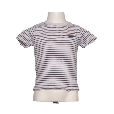 T-shirt (Hvid, Blå) fra Alana Økologisk bomuld