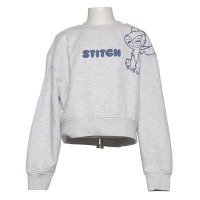 Collegetröja (Grå) från Disney Stitch Bomull, Polyester