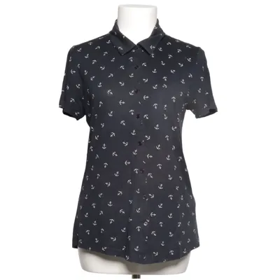 Kortärmad skjorta (Svart, Vit) från Caroll Bomull, Modal