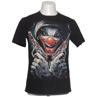 T-shirt (Black, Multicolored) from Rock Chang Cotton