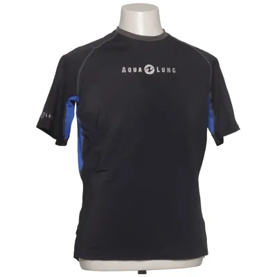 T-shirt de natation (Noir, Bleu) de AquaLung Élasthane, Polyamide