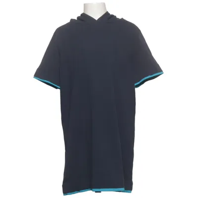 Kurzärmeliger Hoodie (Blau, Türkis) von Fitz Baumwolle