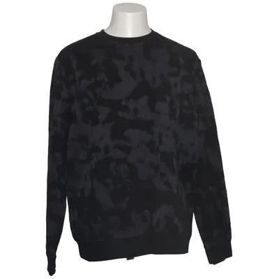 Collegetröja (Svart) från H&M Man Polyester, Elastan, Bomull