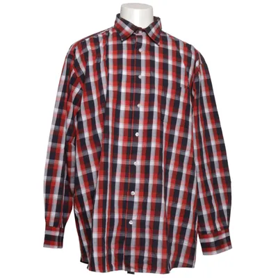 Skjorte (Rød, Sort, Hvid) fra Henderson Bomuld, Polyester