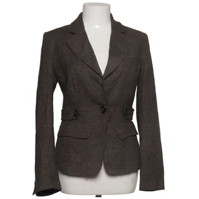 Blazer (Brown) from Mango Suit Acetate, Cotton, Elastane, Polyester, Viscose, Wool