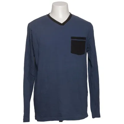 Langærmet t-shirt (Blå, Brun) fra Ronley Bomuld