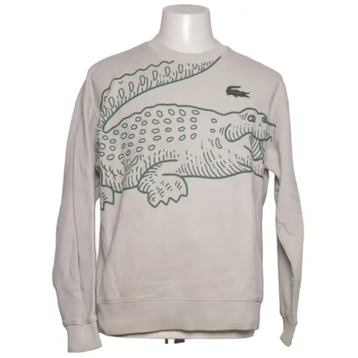 Sweatshirt (Beige, Vert) de Lacoste Coton