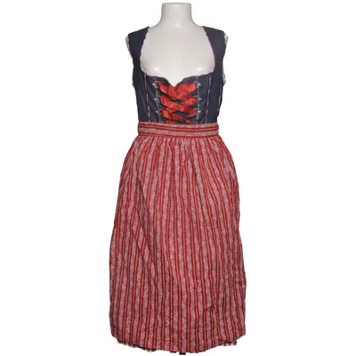 Dirndl (Röd, Vit, Blå) från Almsach Bomull