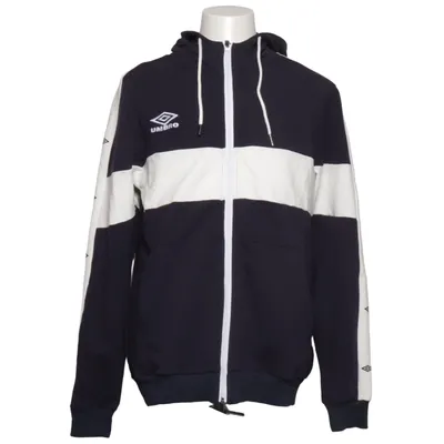 Hoodie (Blue, White) from Umbro Polyester