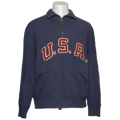 Sweatshirt (Blue, Red, Multicolored) from Polo Ralph Lauren Acrylic, Cotton