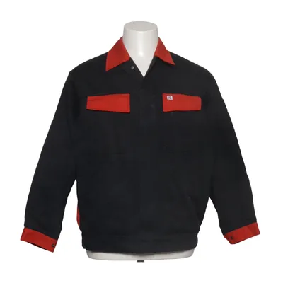 Work jacket (Black, Red) Cotton, Polyester