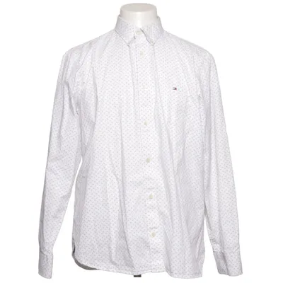 Overhemd (Wit, Blauw) van Tommy Hilfiger Katoen