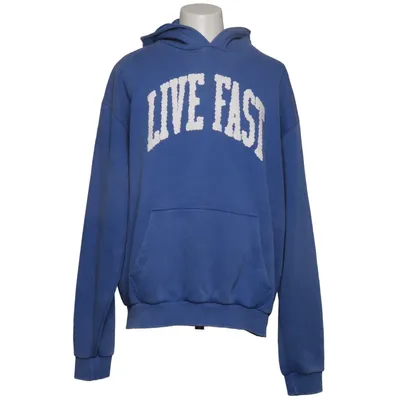 Sweat à capuche (Bleu) de Lfdy Coton, Polyester
