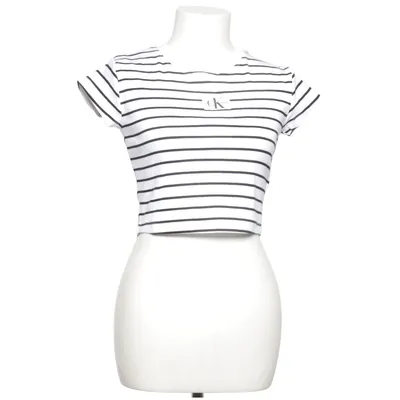 T-shirt (Vit, Svart) från Calvin Klein Jeans Bomull, Elastan