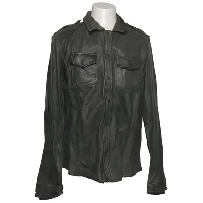 Leren jack (Groen) van Line Leer