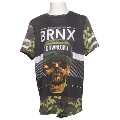 T-shirt (Noir, Vert, Multicolore) de Download Polyester