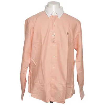 Buttondownskjorte (Orange, Hvid) fra Polo Ralph Lauren Bomuld