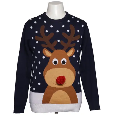 Julesweater (Blå, Hvid, Brun, Rød) fra Merry Christmas Akryl