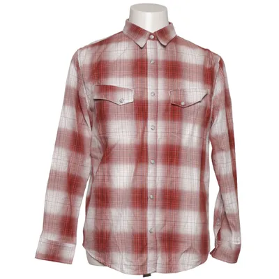 Flannel skjorte (Rød, Hvid) fra Edwin Bomuld