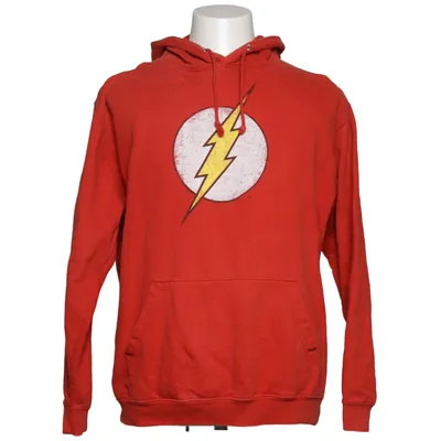 Huvtröja (Röd) från DC Comics Bomull, Polyester