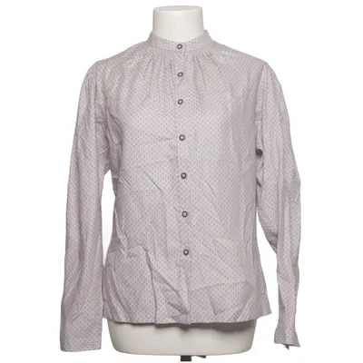 Bluse (Weiß, Lila, Grün) von Wallmann Baumwolle, Modal