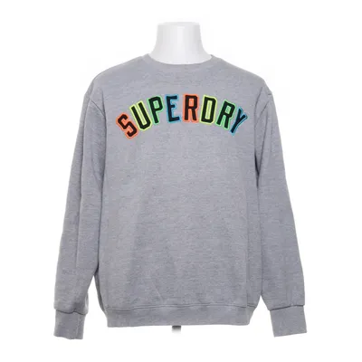 Collegetröja (Grå, Flerfärgad) från Superdry Bomull, Polyester