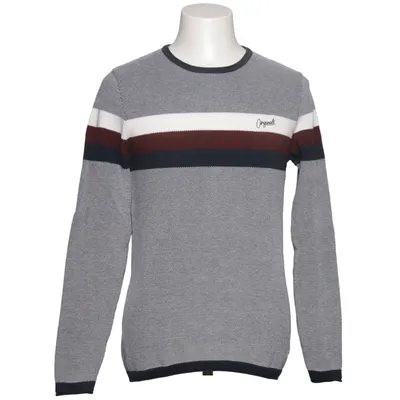 Pullover (Grå, Blå, Vit) från Originals by Jack & Jones Bomull, Polyester