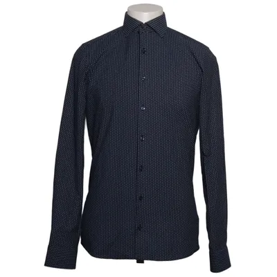 Shirt (Blue) from Olymp Cotton, Elastane, Polyester