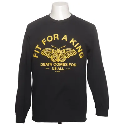 Langarmshirt (Schwarz, Gelb) von Gildan Baumwolle