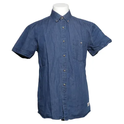 Korte mouwen shirt (Blauw) van Jack & Jones Katoen