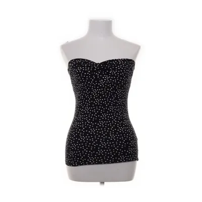 Tube top (Black, White) from Clockhouse Cotton, Elastane