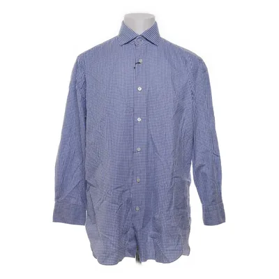 Shirt (Blauw, Wit) van Barba Katoen
