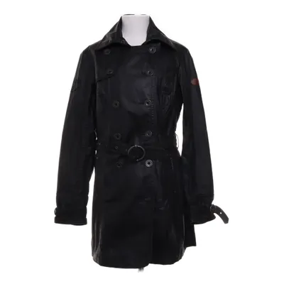 Trenchcoat (Zwart) van Dreimaster Katoen, Polyester