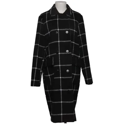 Frakke (Sort) fra Dreimaster Polyester, Uld