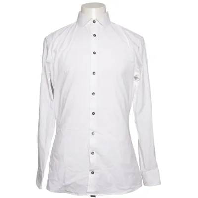Shirt (White) from Kuhn Maßkonfektion Cotton
