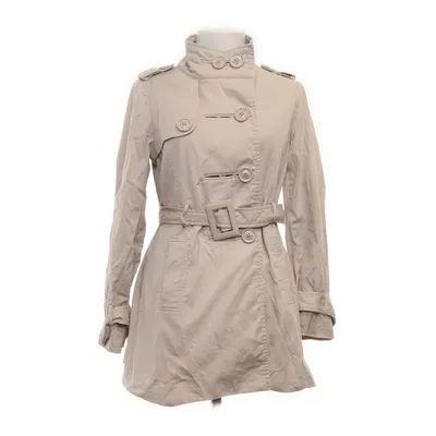Trench coat (Beige) from Paola Prata Cotton, Elastane