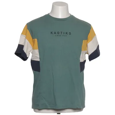 T-shirt (Green, Yellow, White, Blue, Multicolored) from Kaotiko Cotton