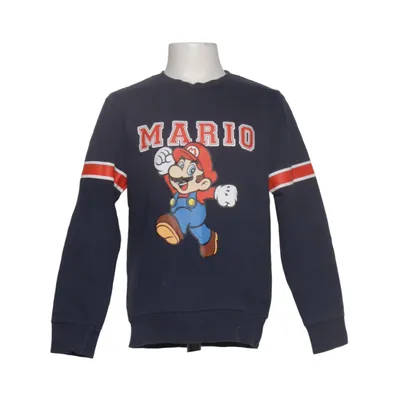 Collegetröja (Blå) från Super Mario Bomull, Polyester