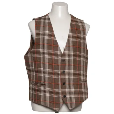 Kostymväst (Brun, Vit, Flerfärgad) från Alexander Dobell Polyester, Ull