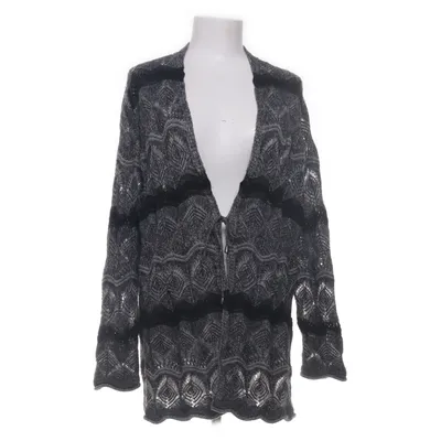 Cardigan (Grå, Sort) fra Bonita Akryl, Mohair, Polyamid, Polyester, Uld