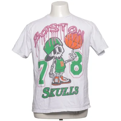 T-shirt (Vit, Flerfärgad) från Basic 192 Bomull